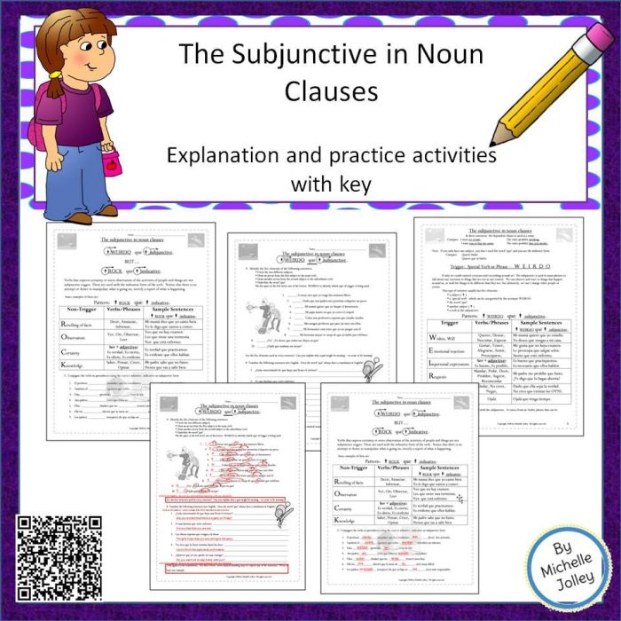 Subjunctive in noun clauses spanish