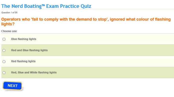 Oregon boating license test answers