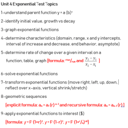 Unit 4 exponential functions answer key