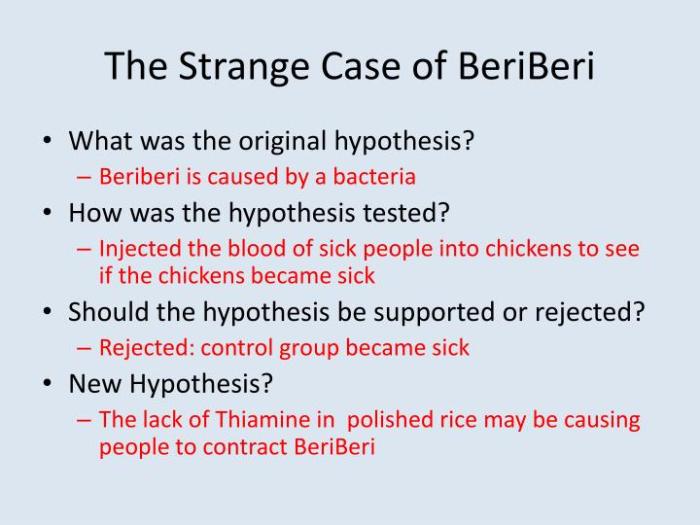 The strange case of beriberi worksheet answers